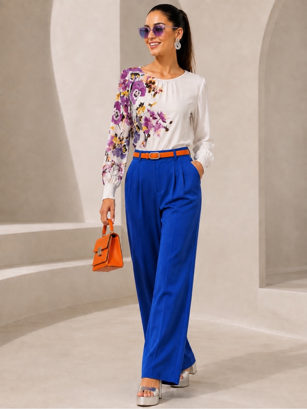 Desigual + Christian Lacroix Floral Karen Bodysuit | Artsy Bohemian Designer NWT